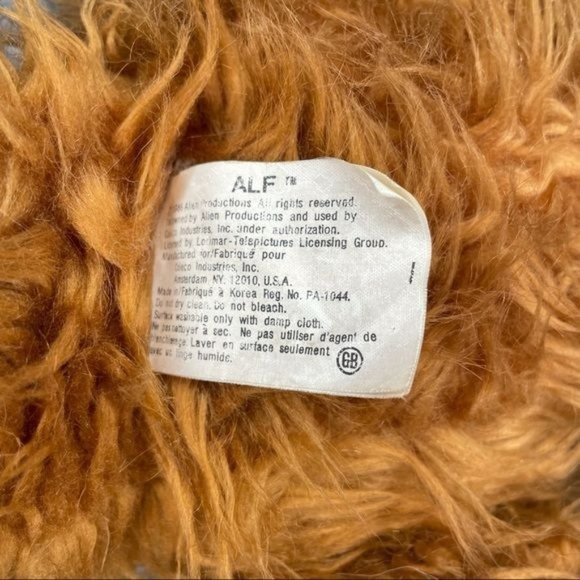 Vintage 1986 Alf plush stuffed animal doll roughly 18 inches collectible - Picture 8 of 12